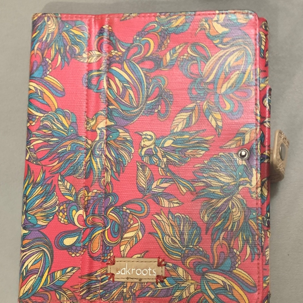 Sakroots Red and Multicolor Floral Tablet Cover